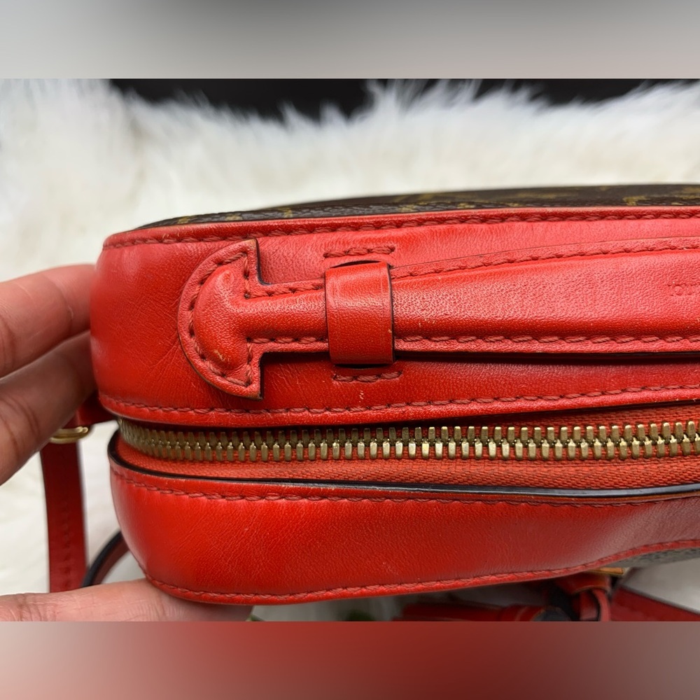 LOUIS VUITTON Monogram Saintonge Red - Picture 10 of 14
